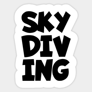 Skydiving Sticker